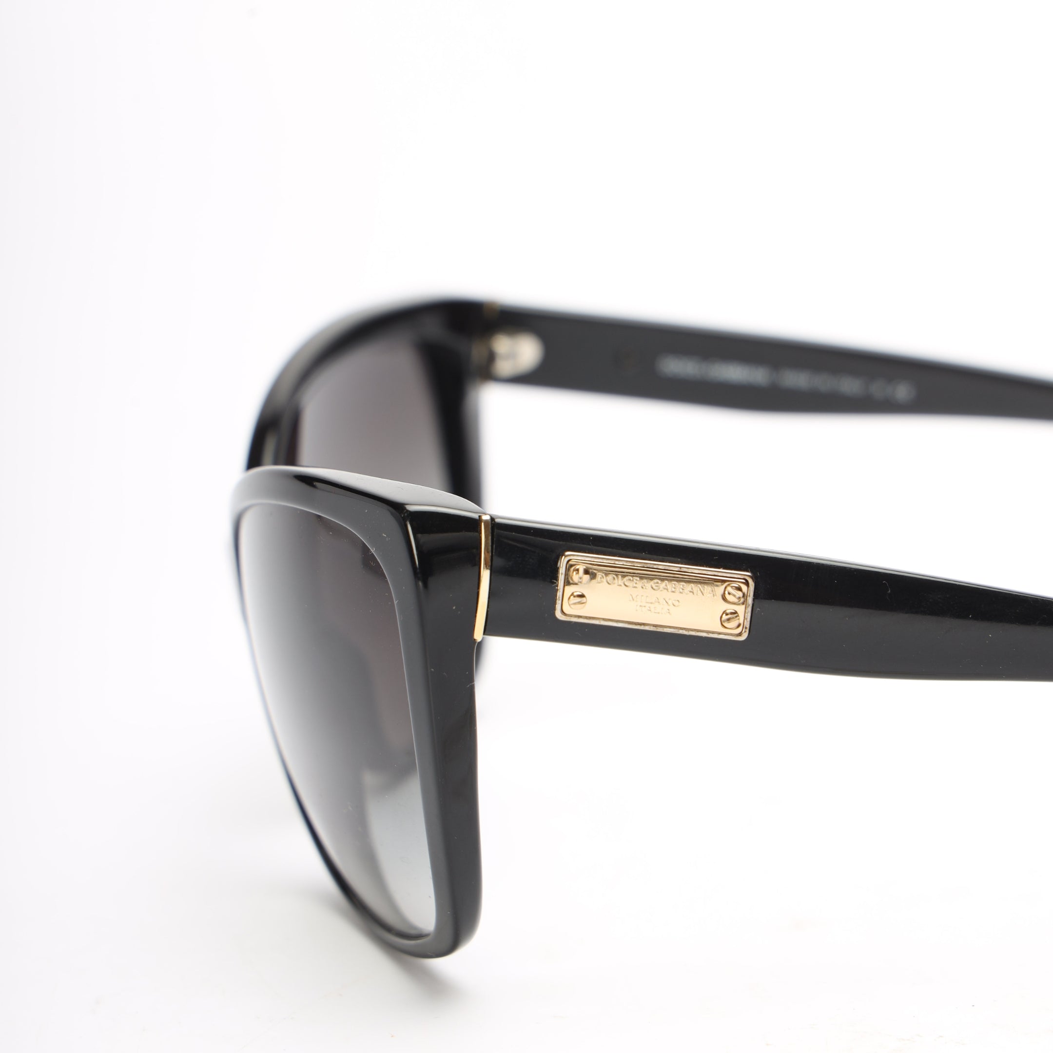 Dolce & Gabbana Black Oversized Sunglasses