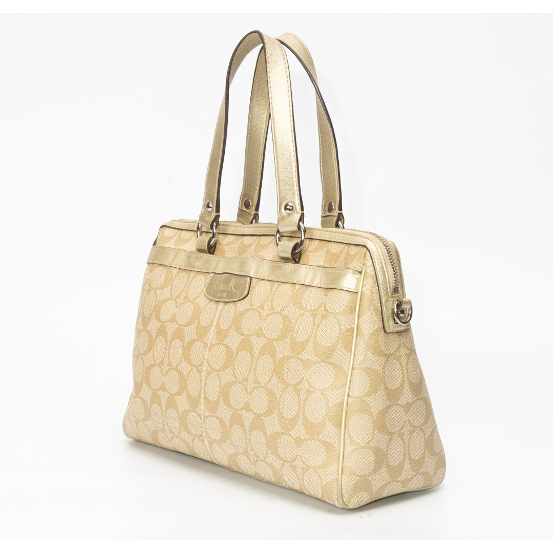 Coach Penelope Signature Boston Bag