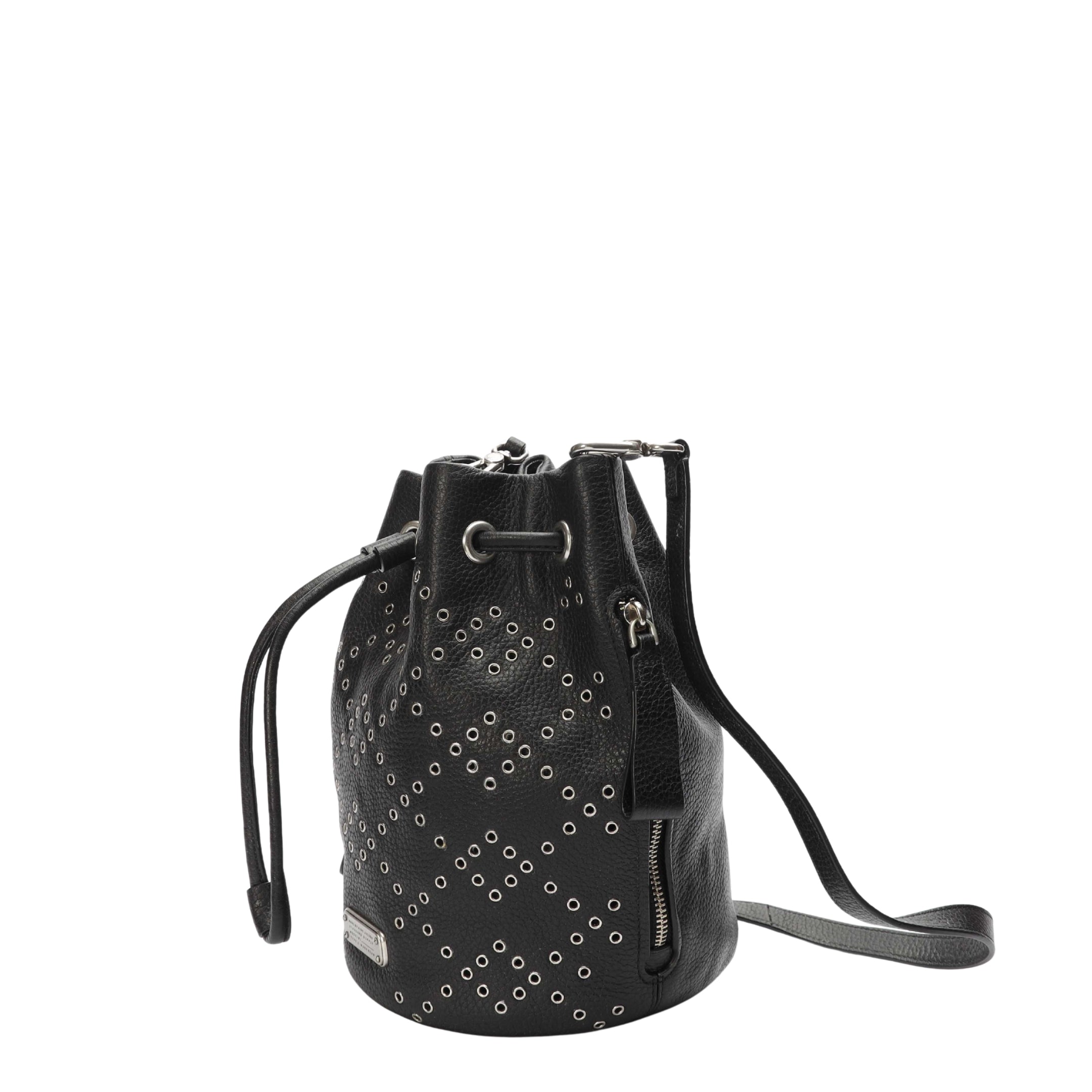 Marc Jacobs Black Studded Bucket Bag