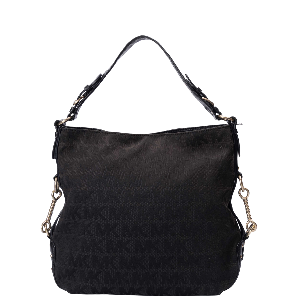 Michael Kors Black Signature Logo Hobo