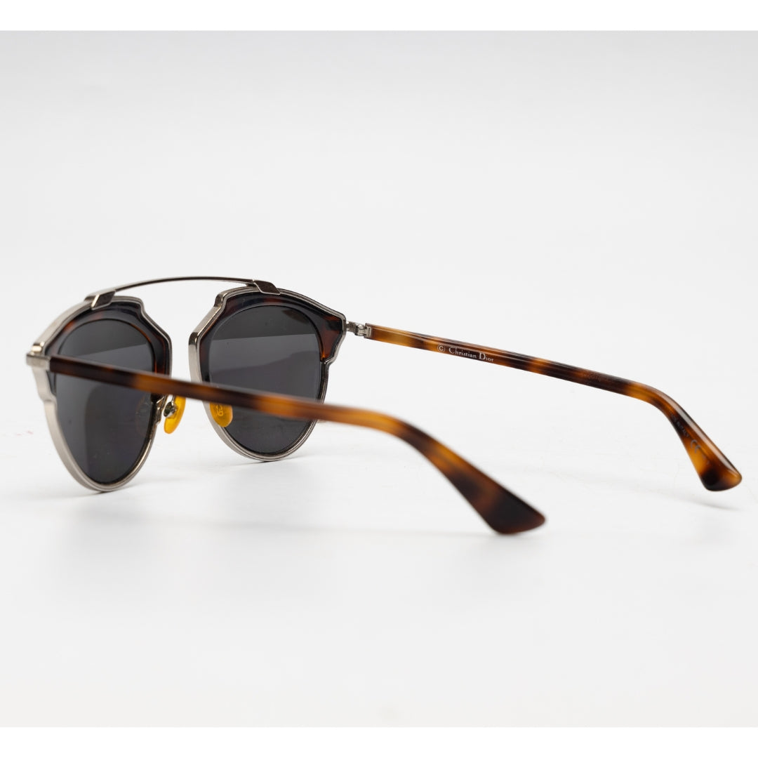Dior Tortoise Frame So Real Round Sunglasses
