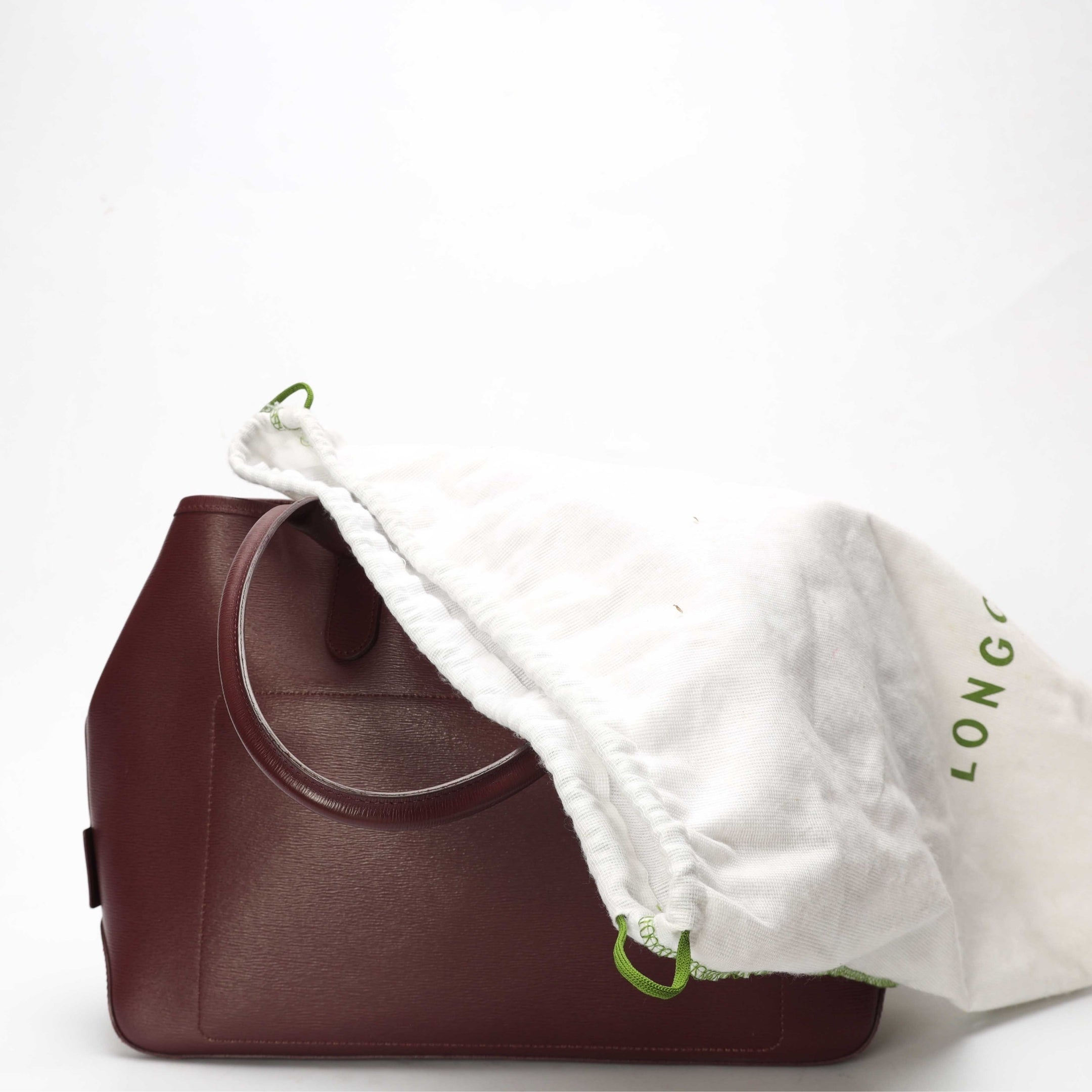 Longchamp Le Roseau Burgundy Tote