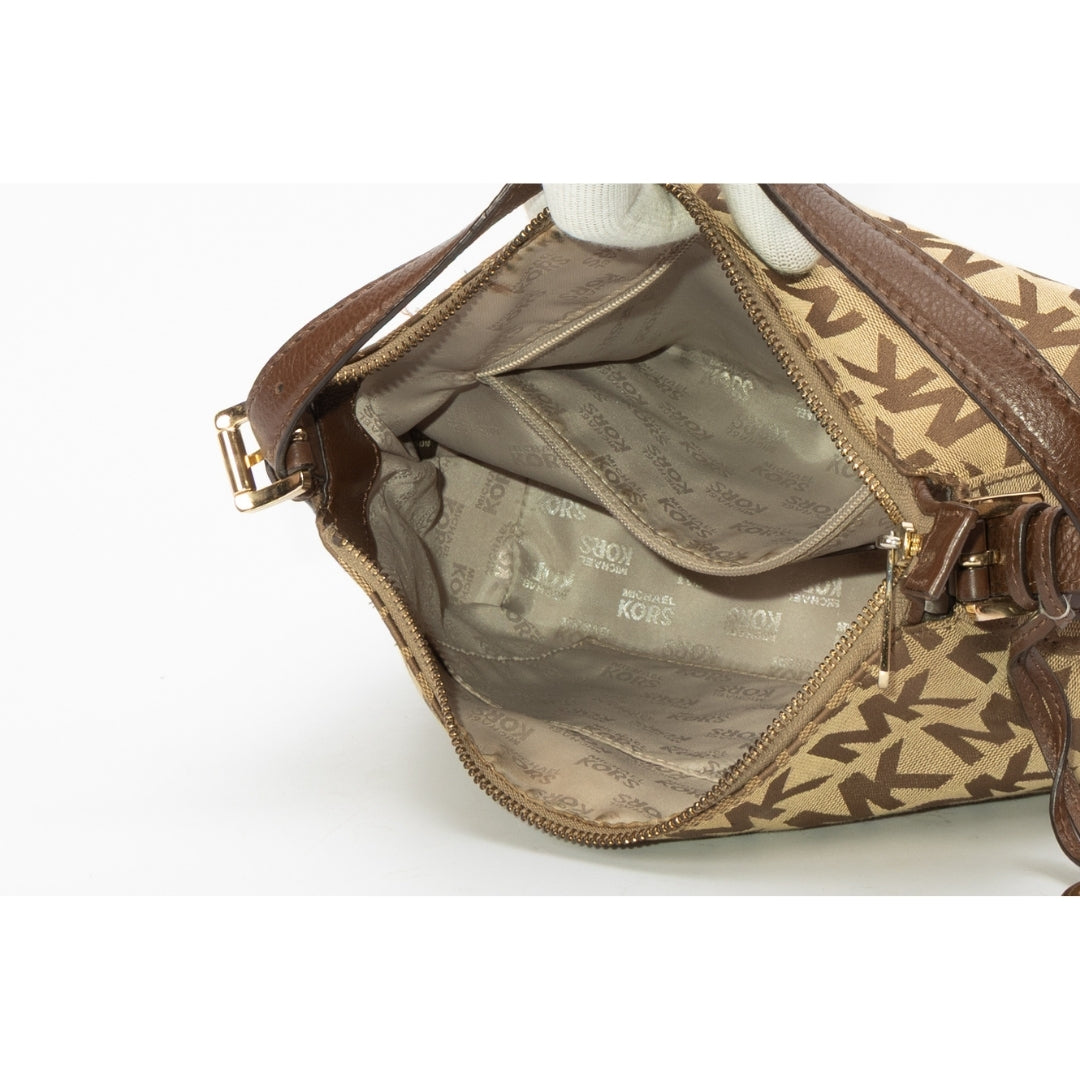 Michael Kors Signature Canvas Shoulder Bag