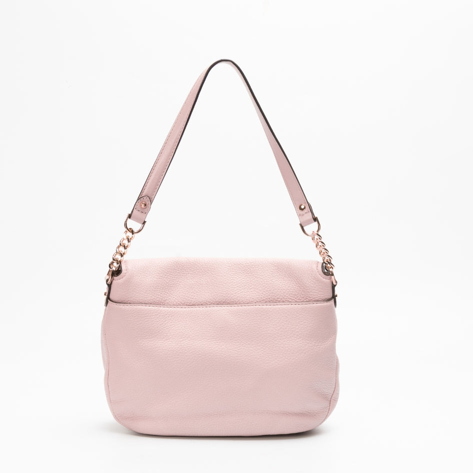 Michael Kors Bedford Medium Pebbled Leather Shoulder Bag