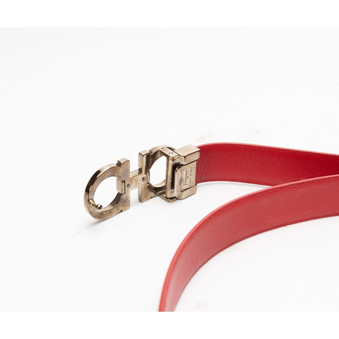 Salvatore Ferragamo Reversible & Adjustable Gancini Belt