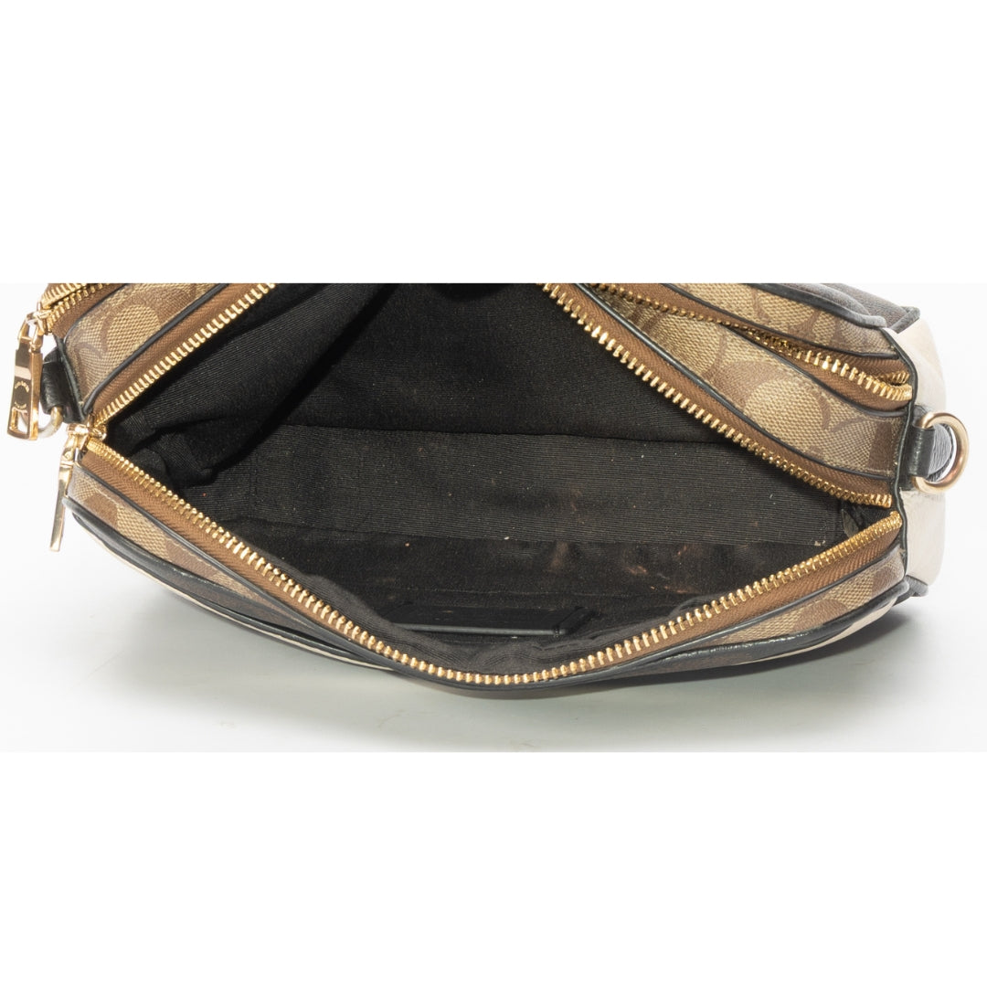 Coach Signature Canvas Jes Crossbody Bag
