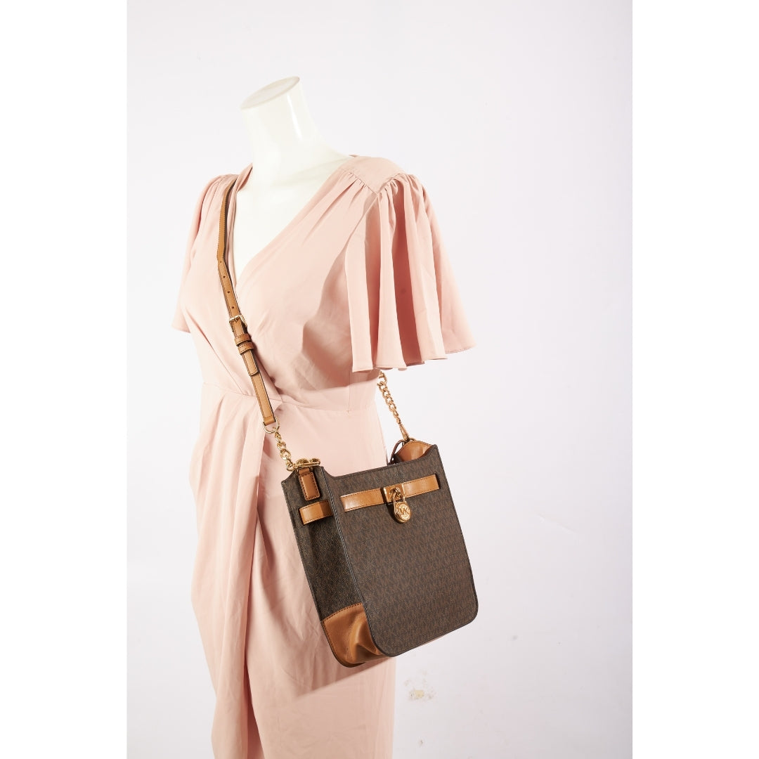 Michael Kors Hamilton Medium North South Messenger Bag