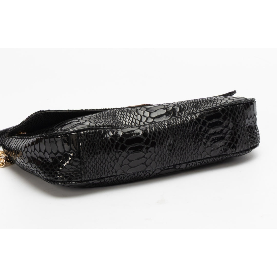 Michael Kors Greenwich Small Crocodile Embossed Leather Crossbody Bag