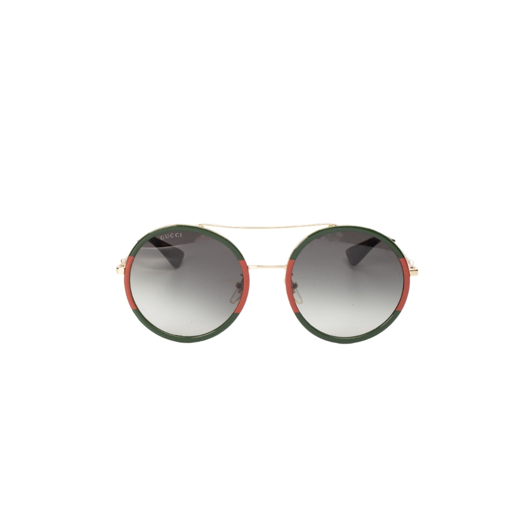 Gucci Metal Round Frame Sunglasses