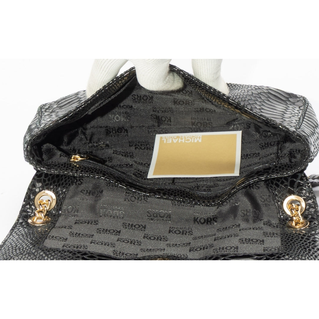 Michael Kors Greenwich Small Crocodile Embossed Leather Crossbody Bag