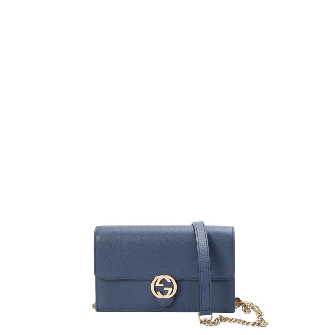 Gucci Dollar Interlocking GG Mini Chain Crossbody Bag