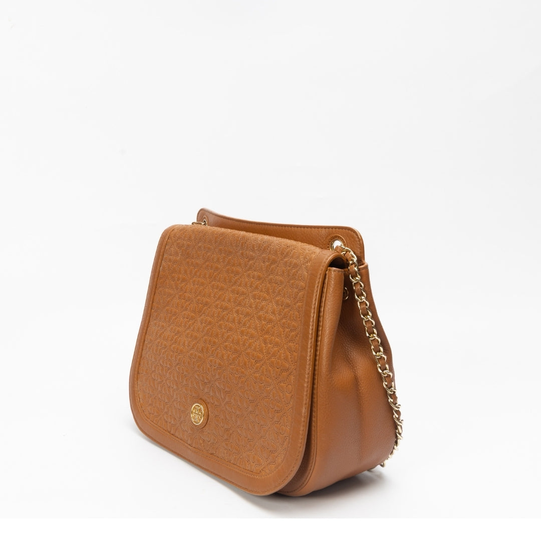 Tory Burch Marion Quilted Leather Saddle Bag