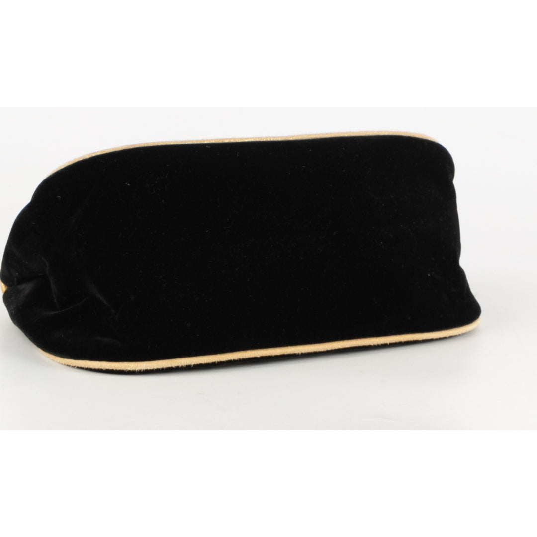 Dior Black Velvet Pouch