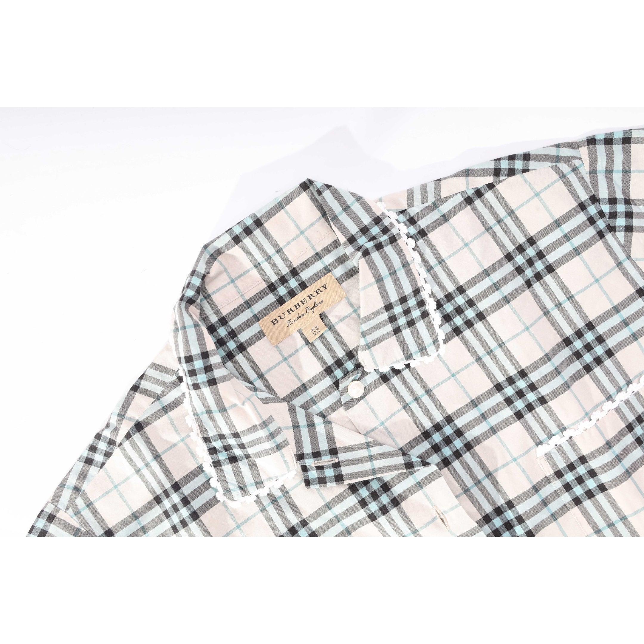 Burberry Regular Fit Check Cotton Shirt