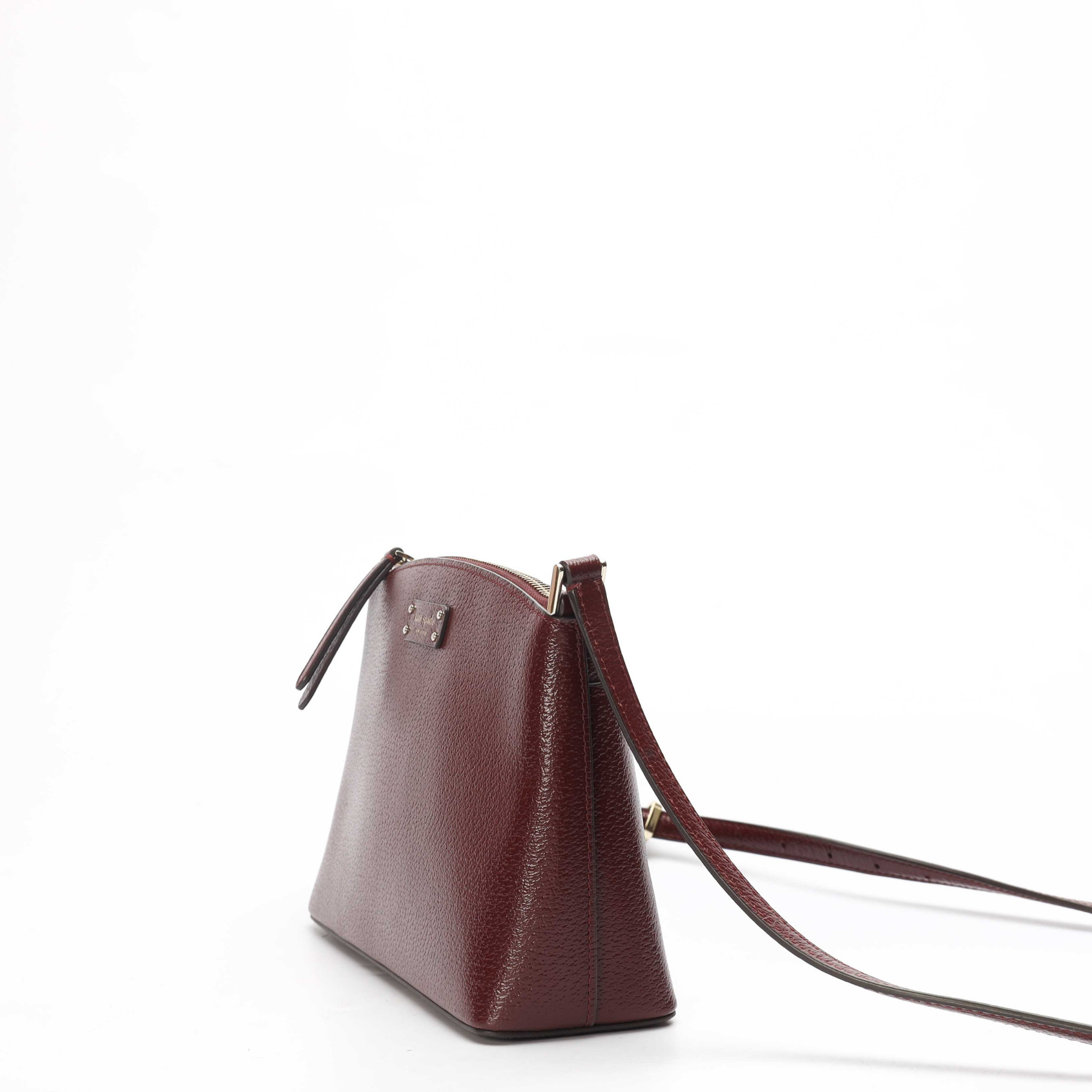 Kate Spade Burgundy Jeanne Crossbody Bag