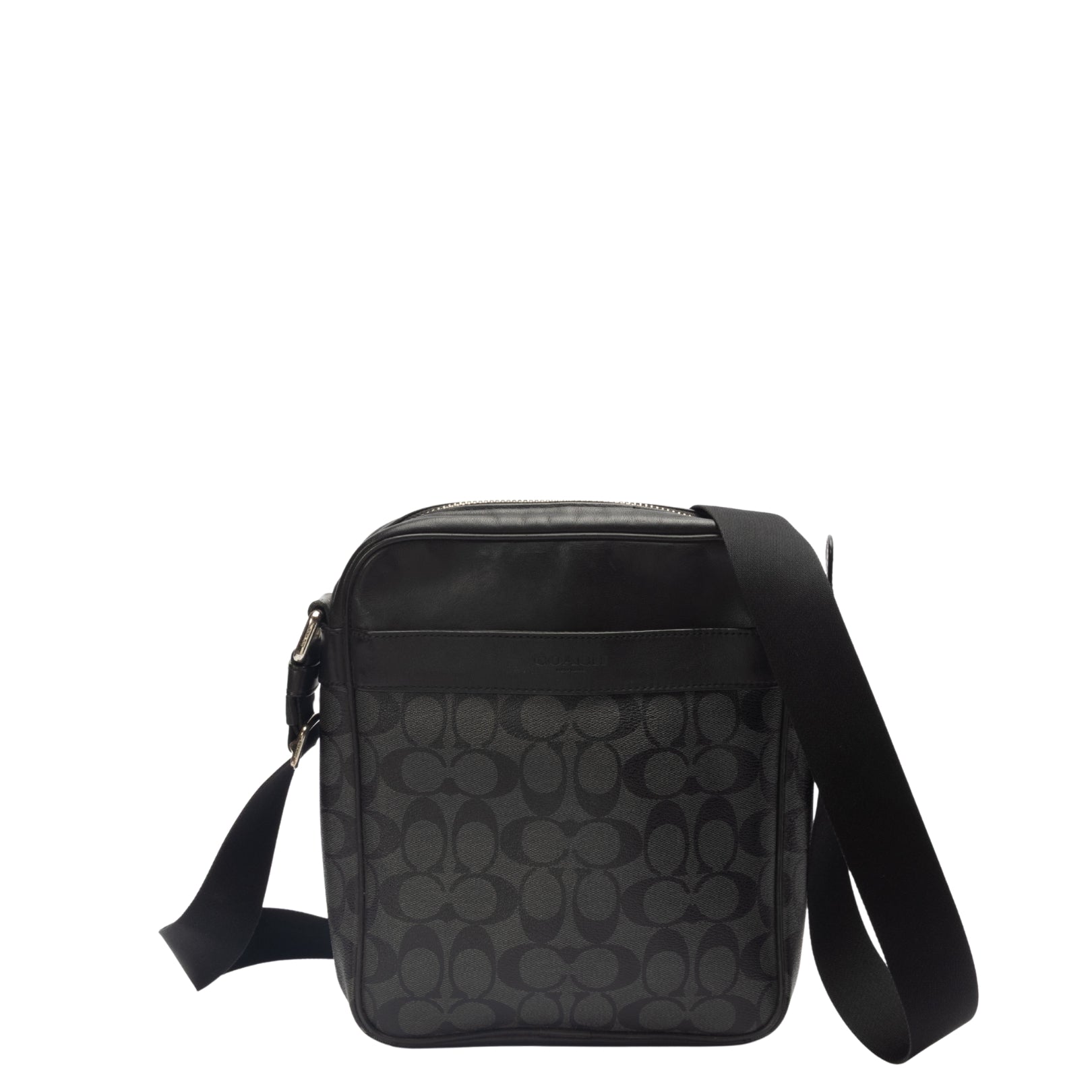 Coach Black Sullivan Logo Messenger Bag