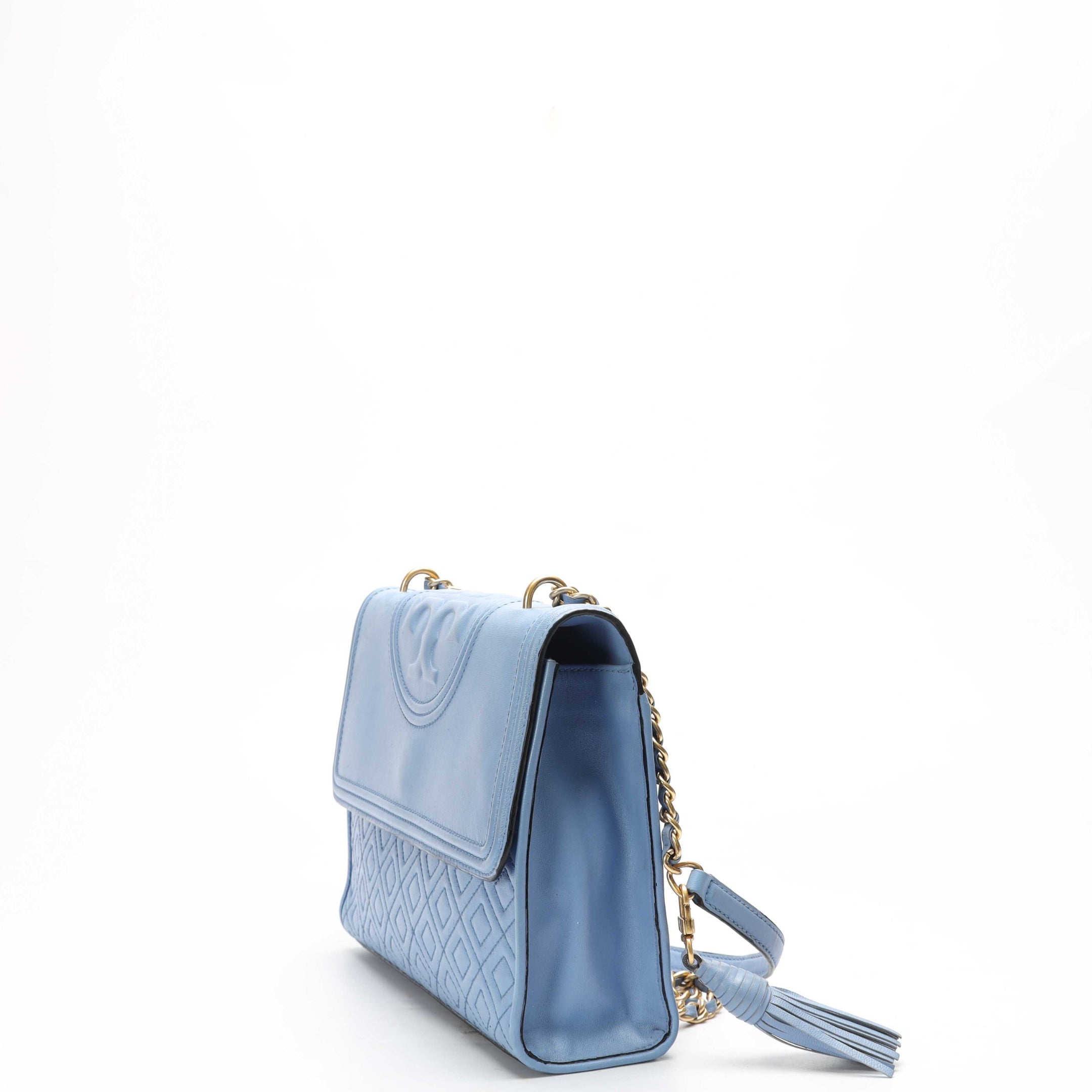 Tory Burch Blue Fleming Shoulder Bag