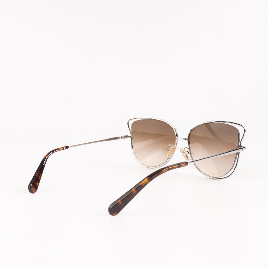 Coach Smoke Gradient Butterfly Sunglasses