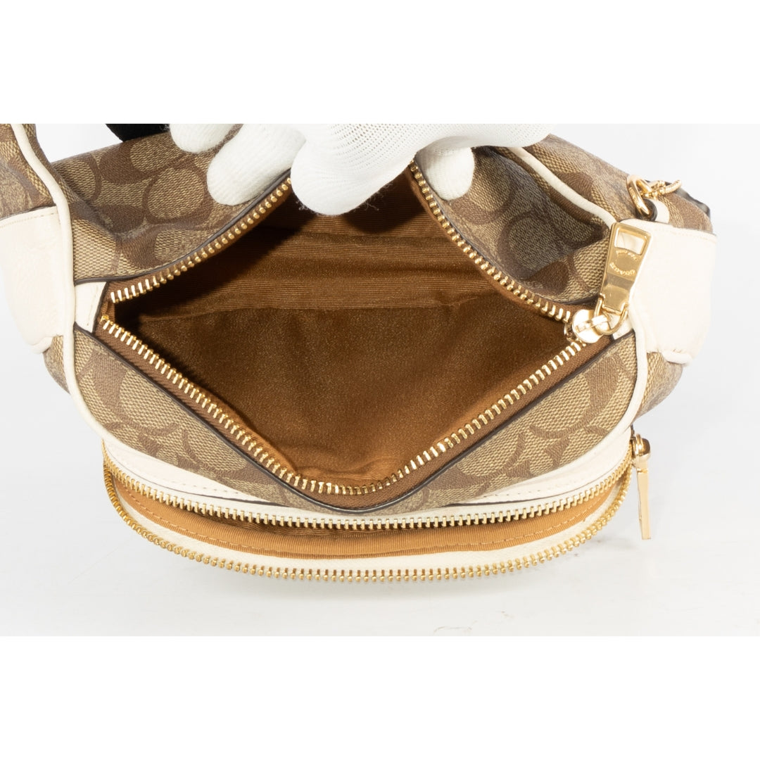 Coach Court Signature Canvas Belt Bag