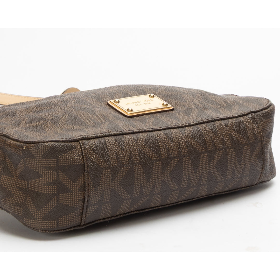 Michael Kors Jet Set Travel Brown Messenger Bag