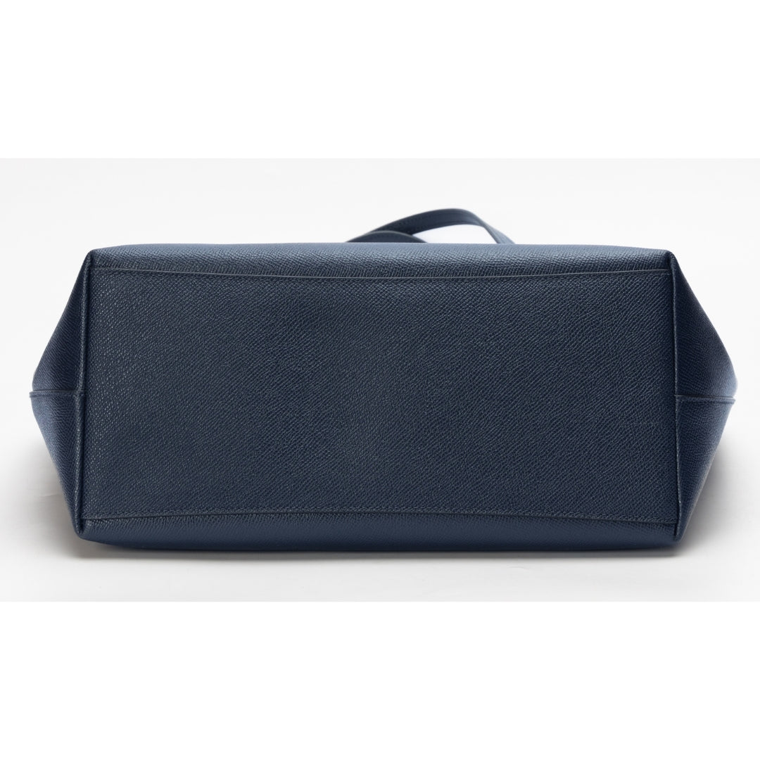 Coach Navy Blue Avenue Zip Tote