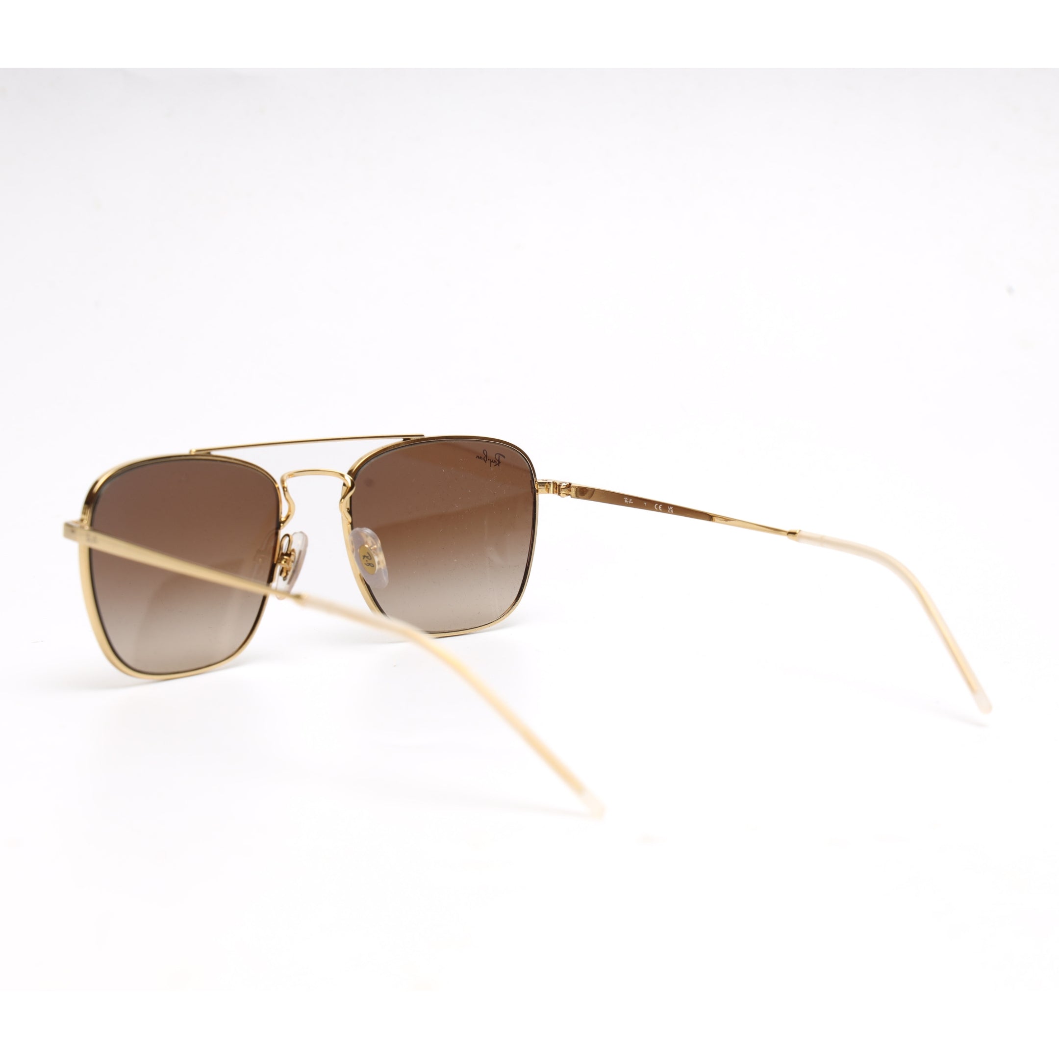 Ray Ban Brown Lens Square Sunglasses