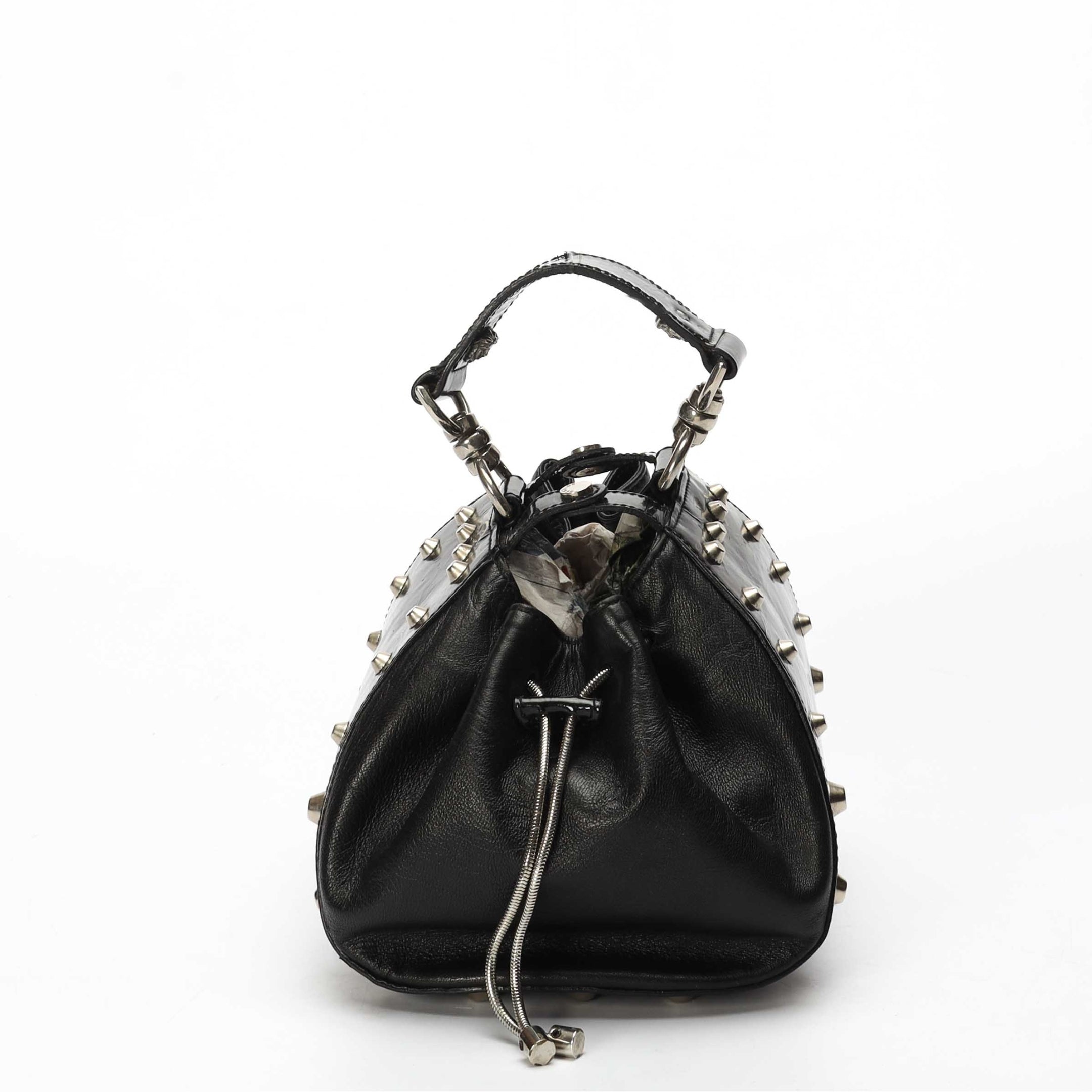 Versace La Medusa Black Bucket Bag