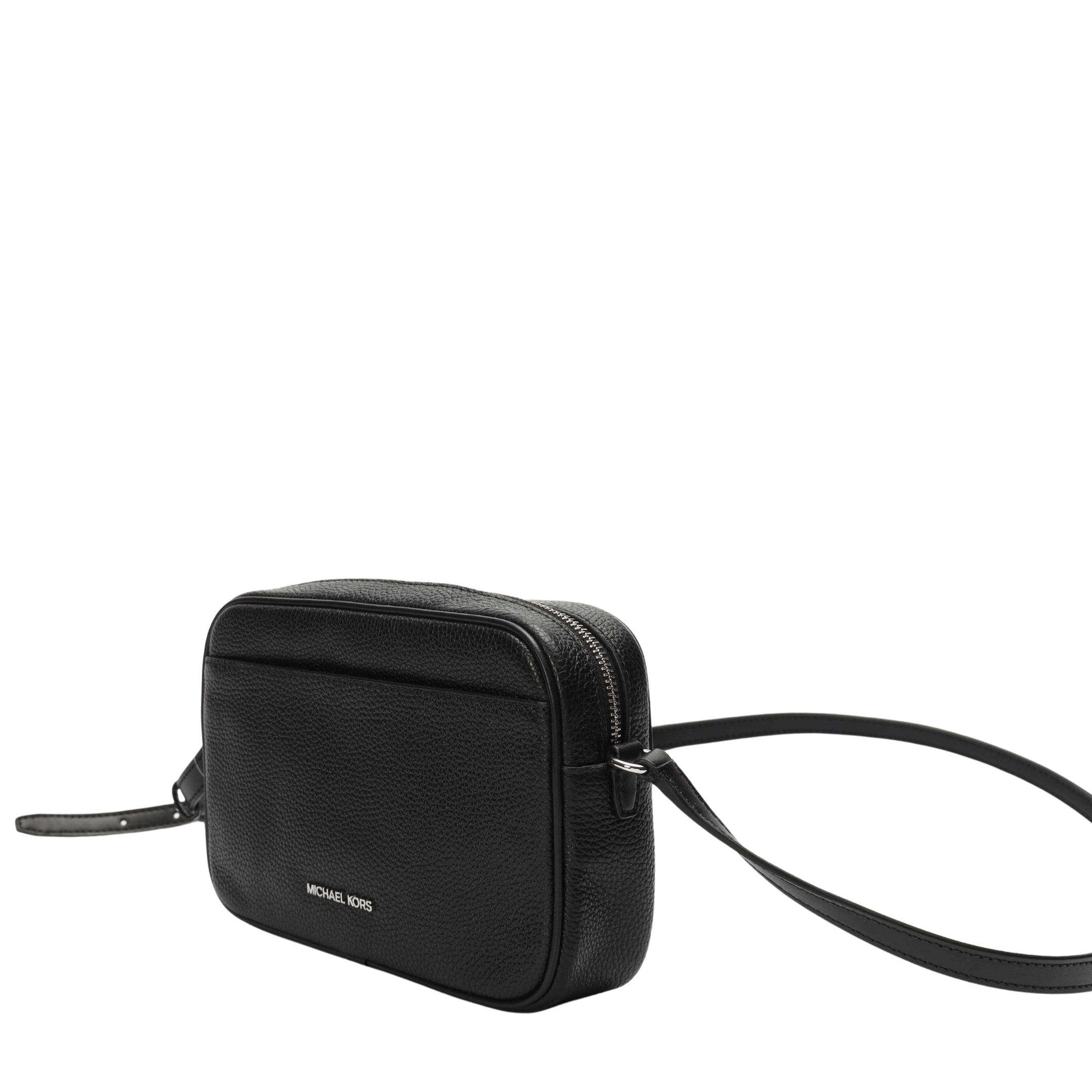 Michael Kors Jet Set Black Camera Crossbody Bag