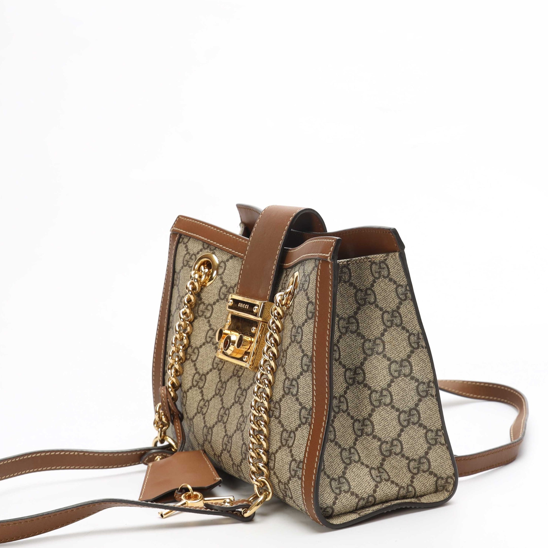 Gucci Padlock GG Canvas Shoulder Bag