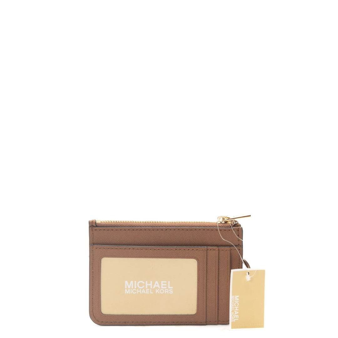 Michael Kors Brown Small Jet Set Leather Wallet