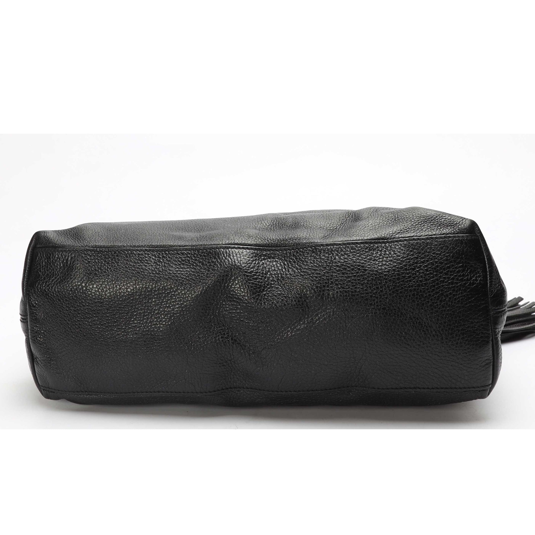 Gucci Black Studded GG Chain Soho Tote