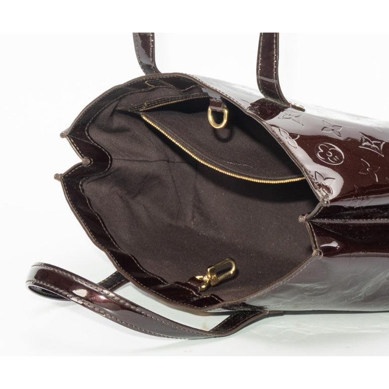 Louis Vuitton Amarante Monogram Vernis Wilshire Bag