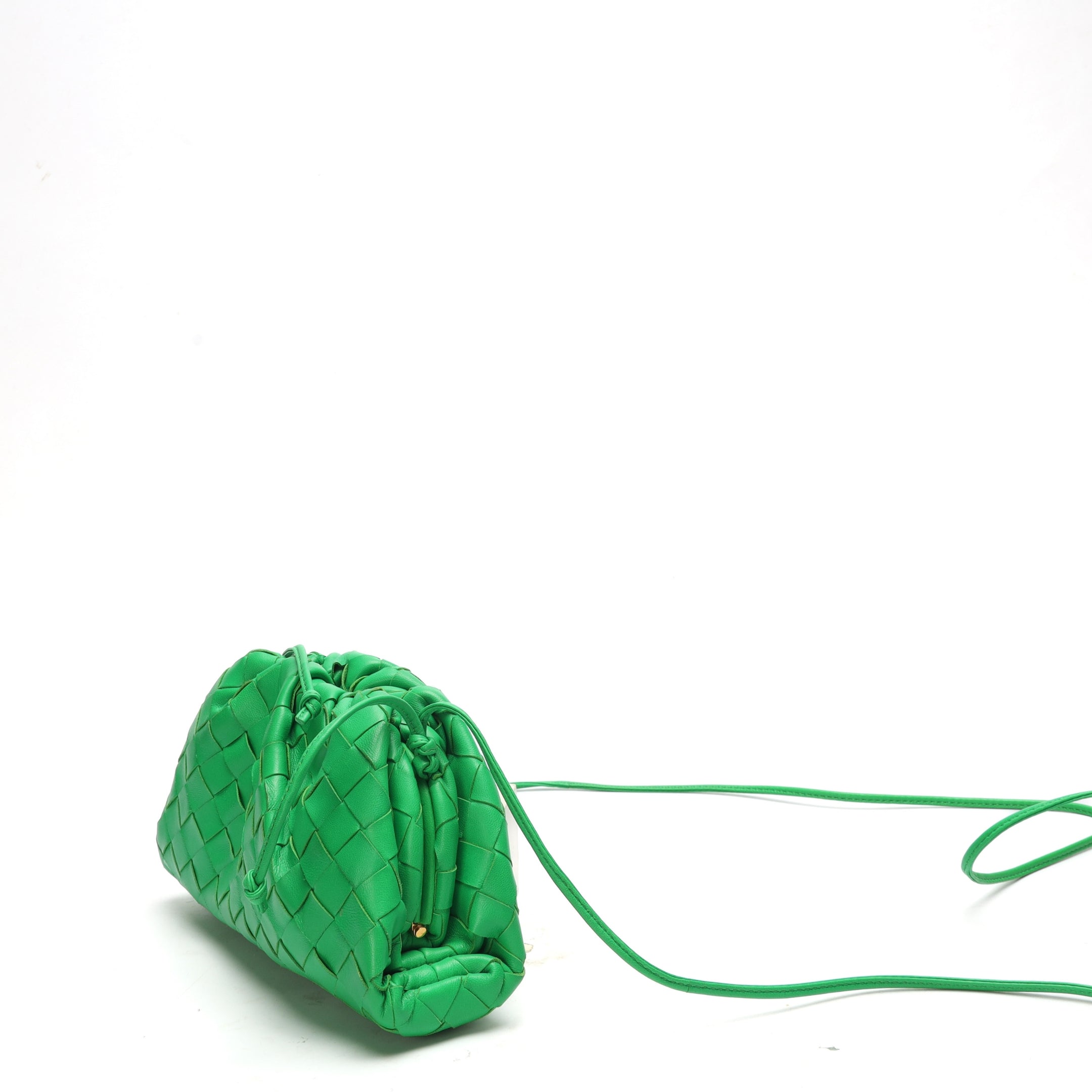 Bottega Veneta Green Mini Pouch 20 Clutch