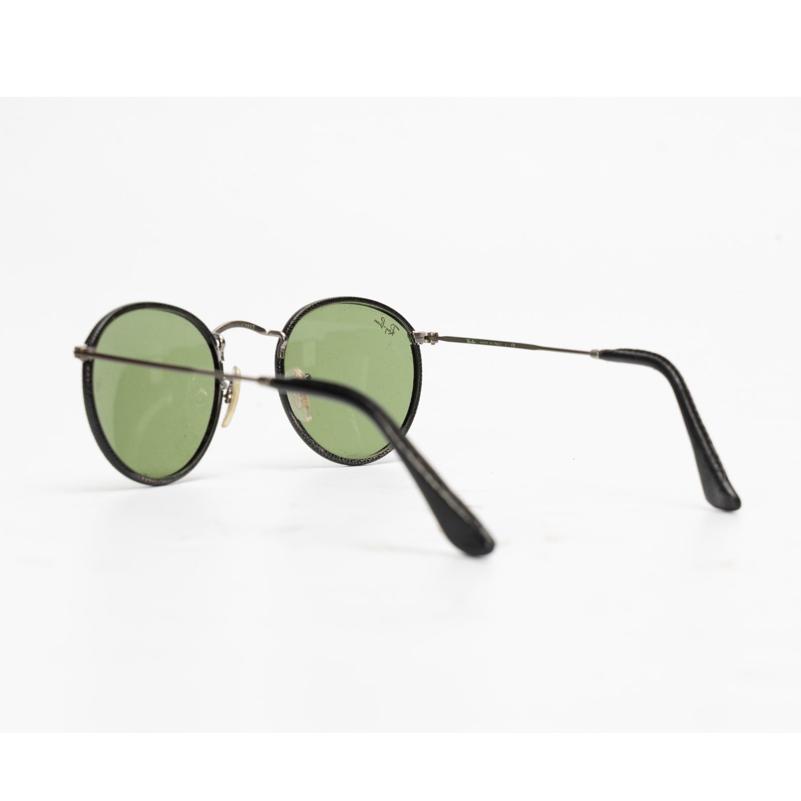 Ray Ban Green Round Metal Sunglasses