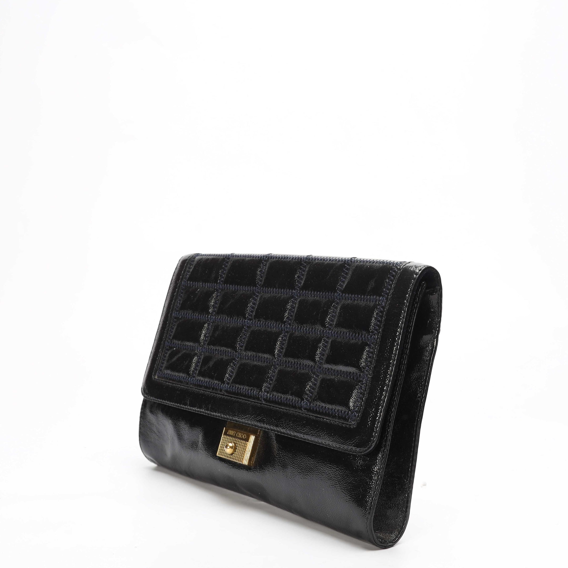 Jimmy Choo Black Cassie Clutch