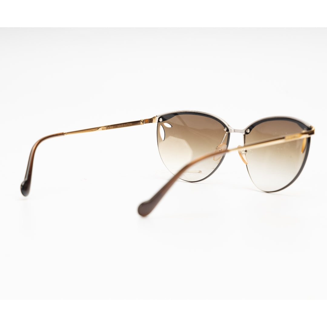 Louis Vuitton Lila Metal Pierced Lens Sunglasses