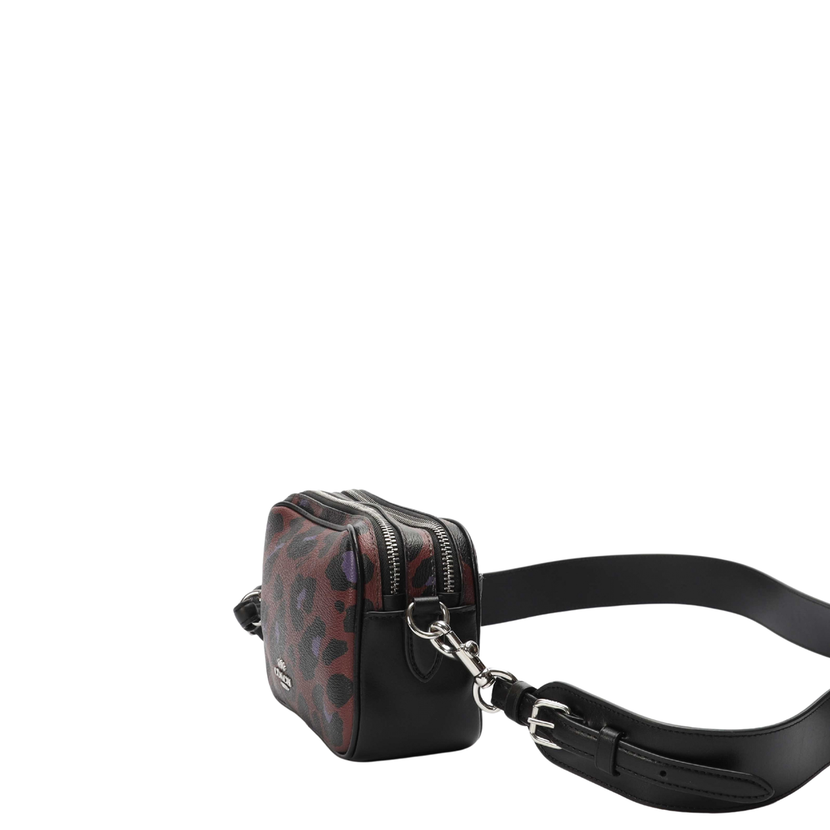Coach Jamie Leopard Camera Crossbody Bag
