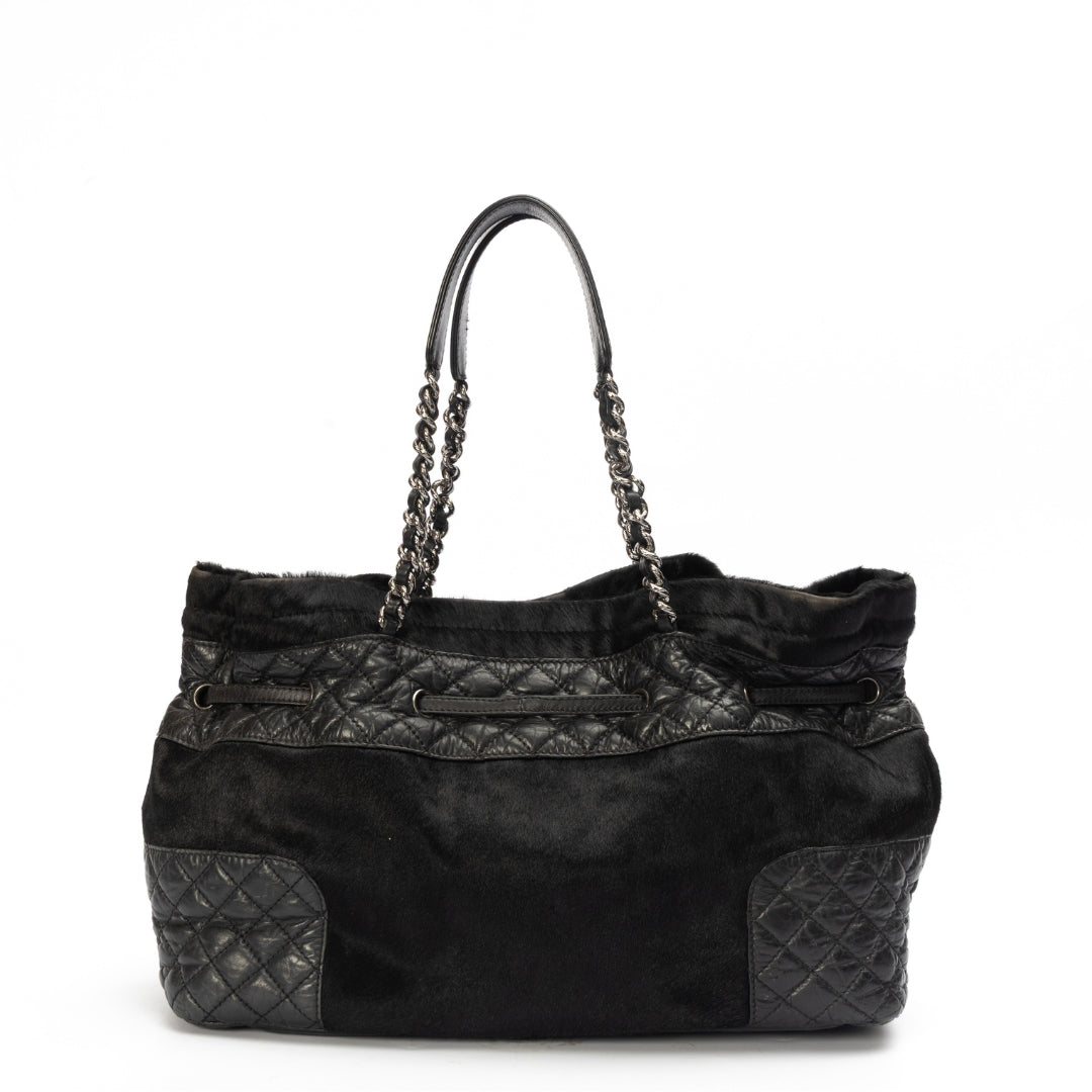Chanel Miss Pony Black Tote Bag