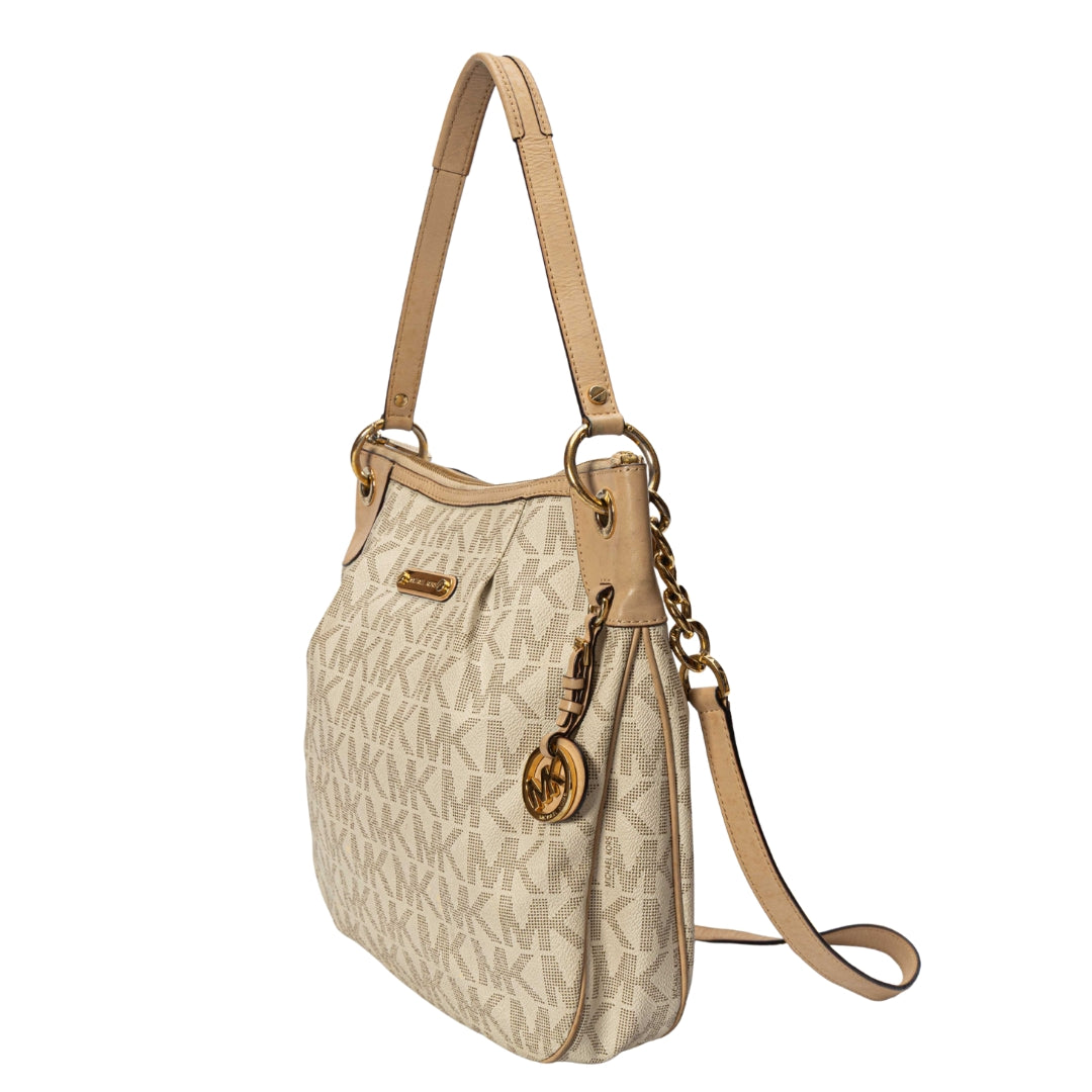 Michael Kors Off White Convertible Shoulder Bag