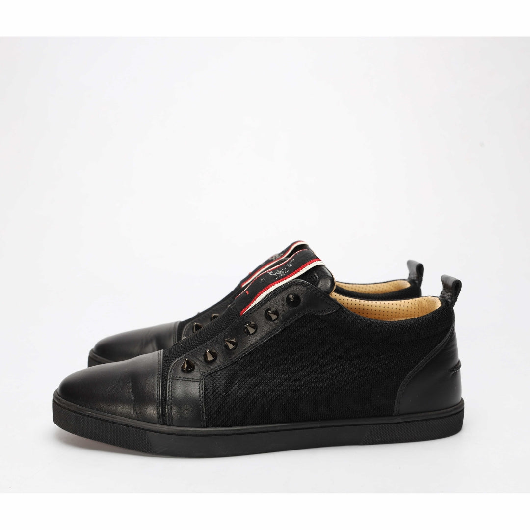 Christian Louboutin FAV. Fique A Vontade Spiked Black Sneakers