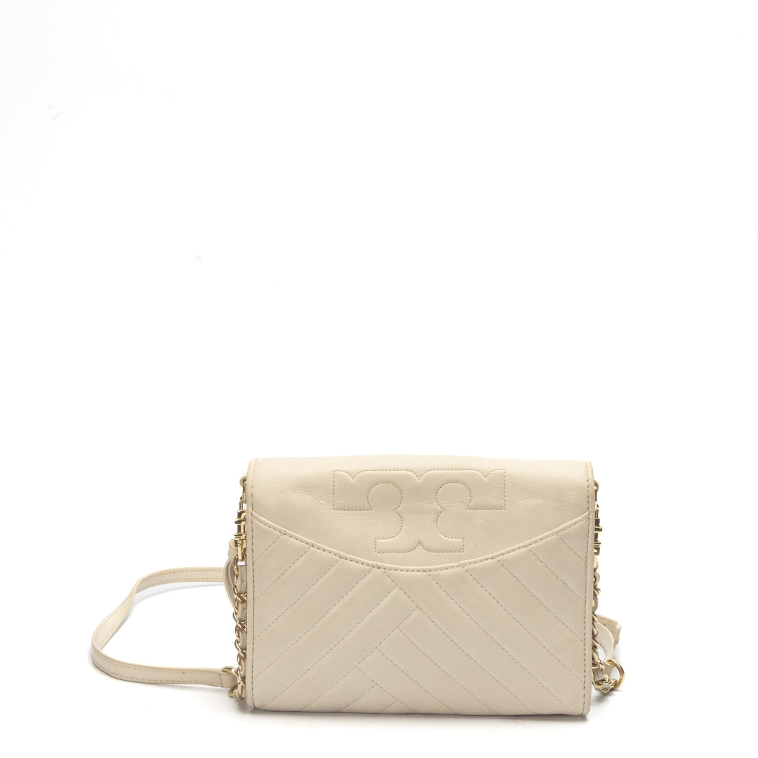 Tory Burch Off-White Alexa Shoulder Bag