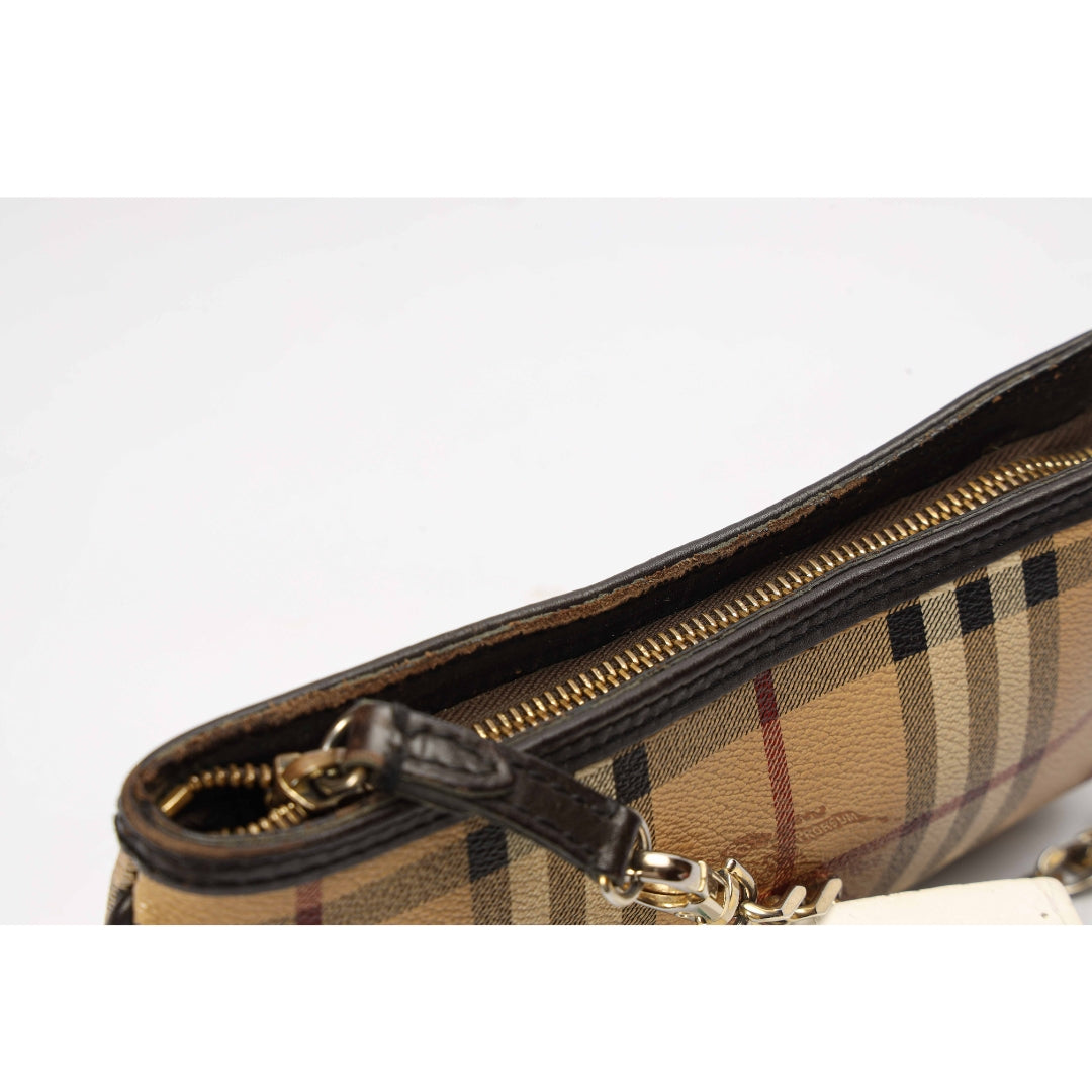 Burberry Haymarket Check Anabel Wristlet