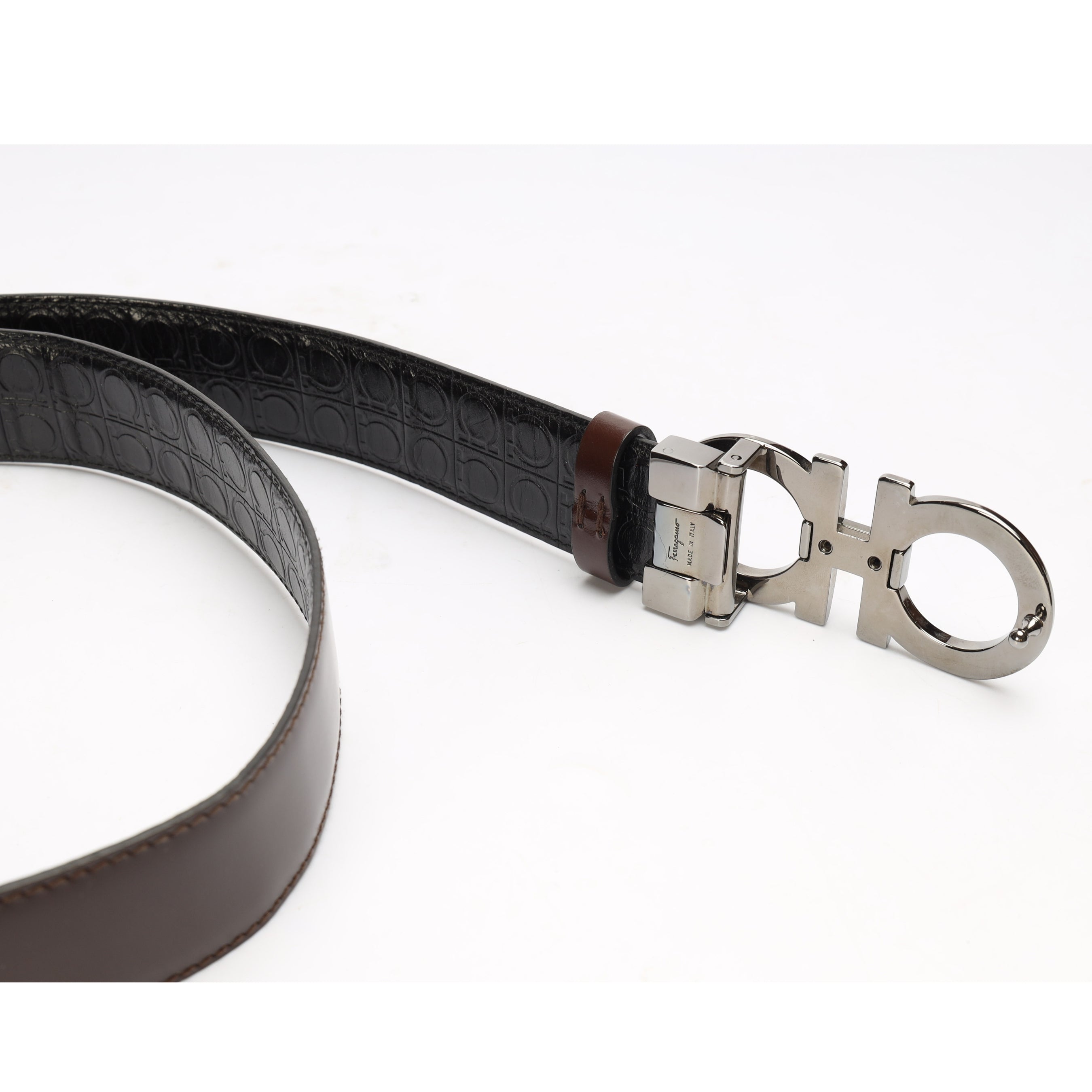 Salvatore Ferragamo Gansini Reversible Belt