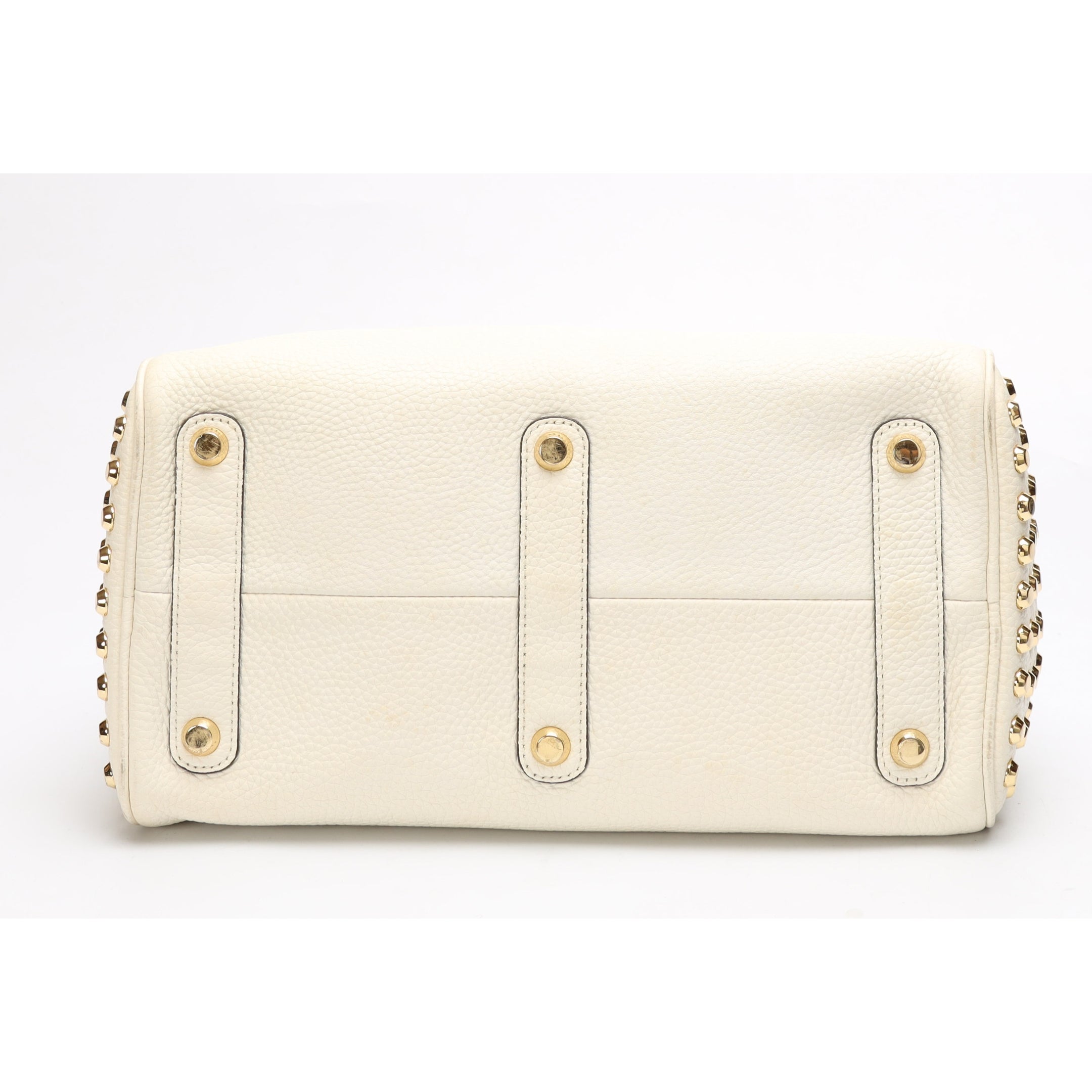 Michael Kors Austin Off White Bowling Bag