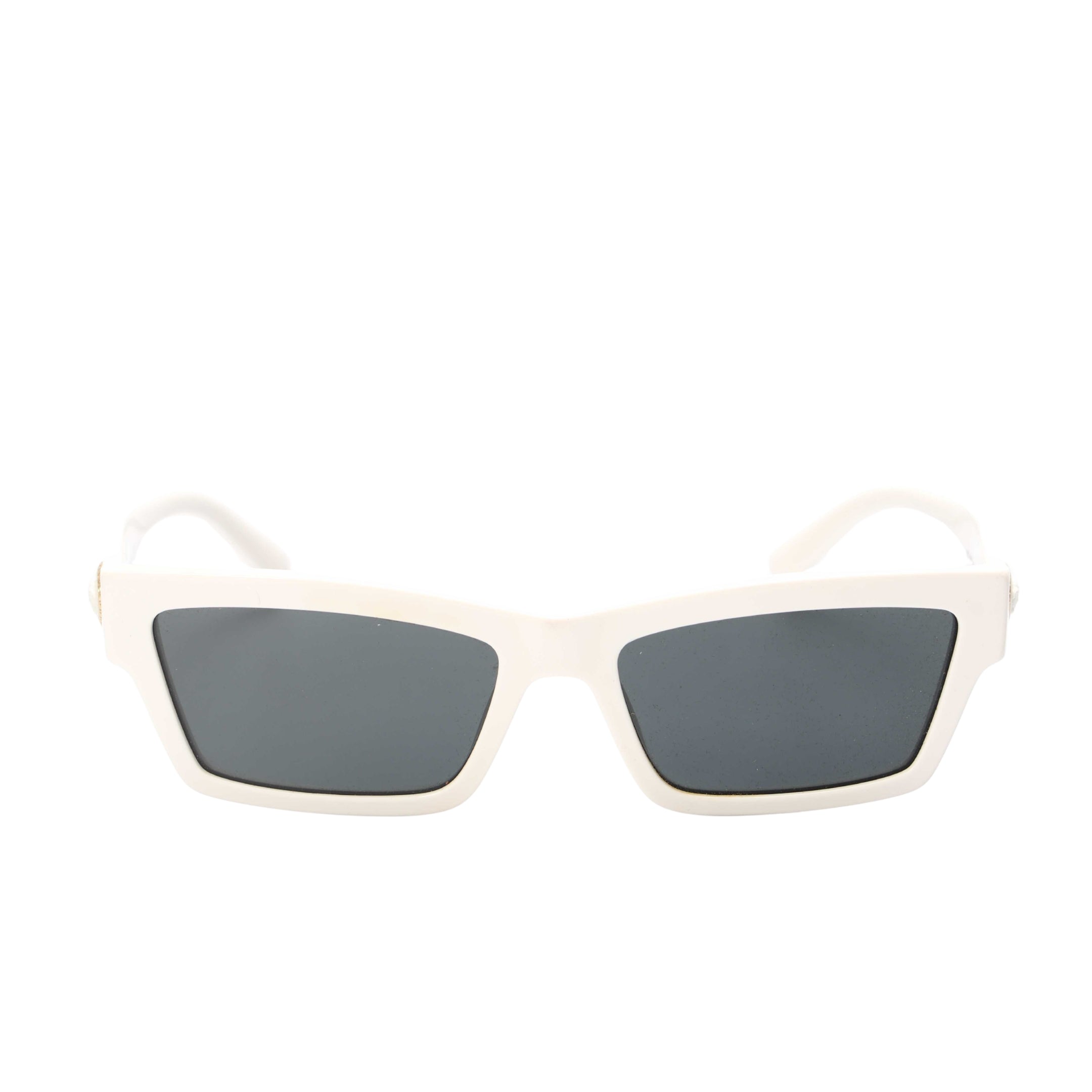 Versace White Rectangle Sunglasses