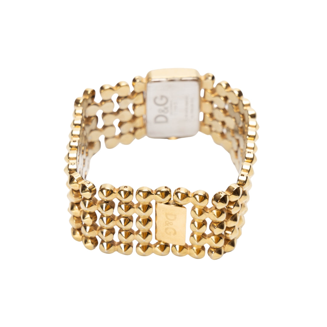 Dolce & Gabbana Gold Chain Strap Watch