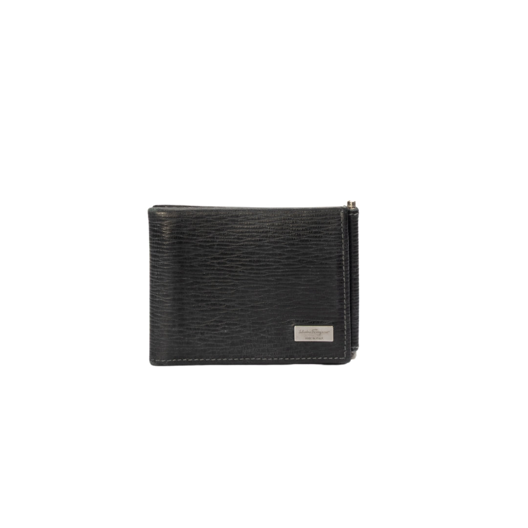 Leather Billfold Salvatore Ferragamo International Bifold Wallet