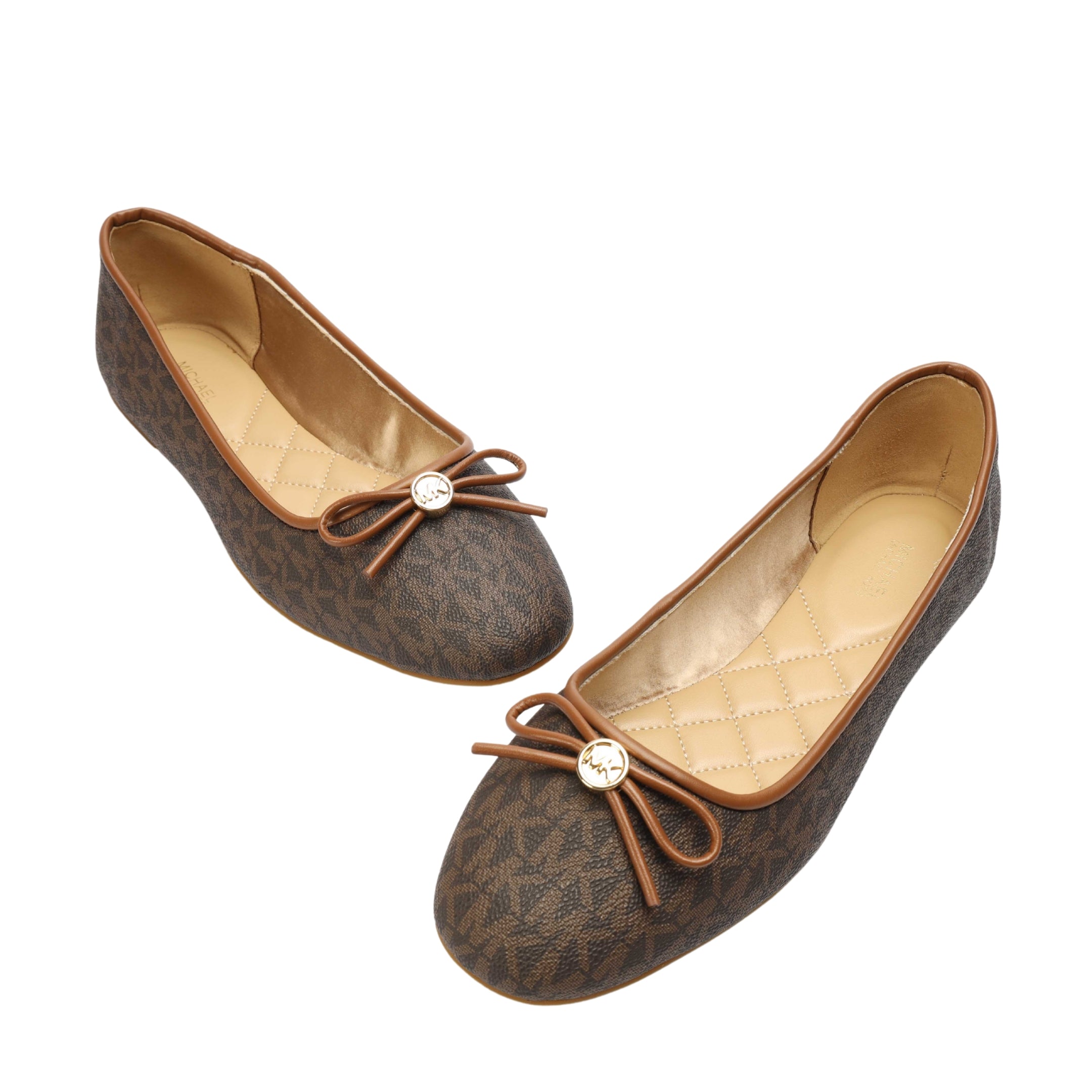 Michael Kors Savannah Signature Logo Ballet Flats