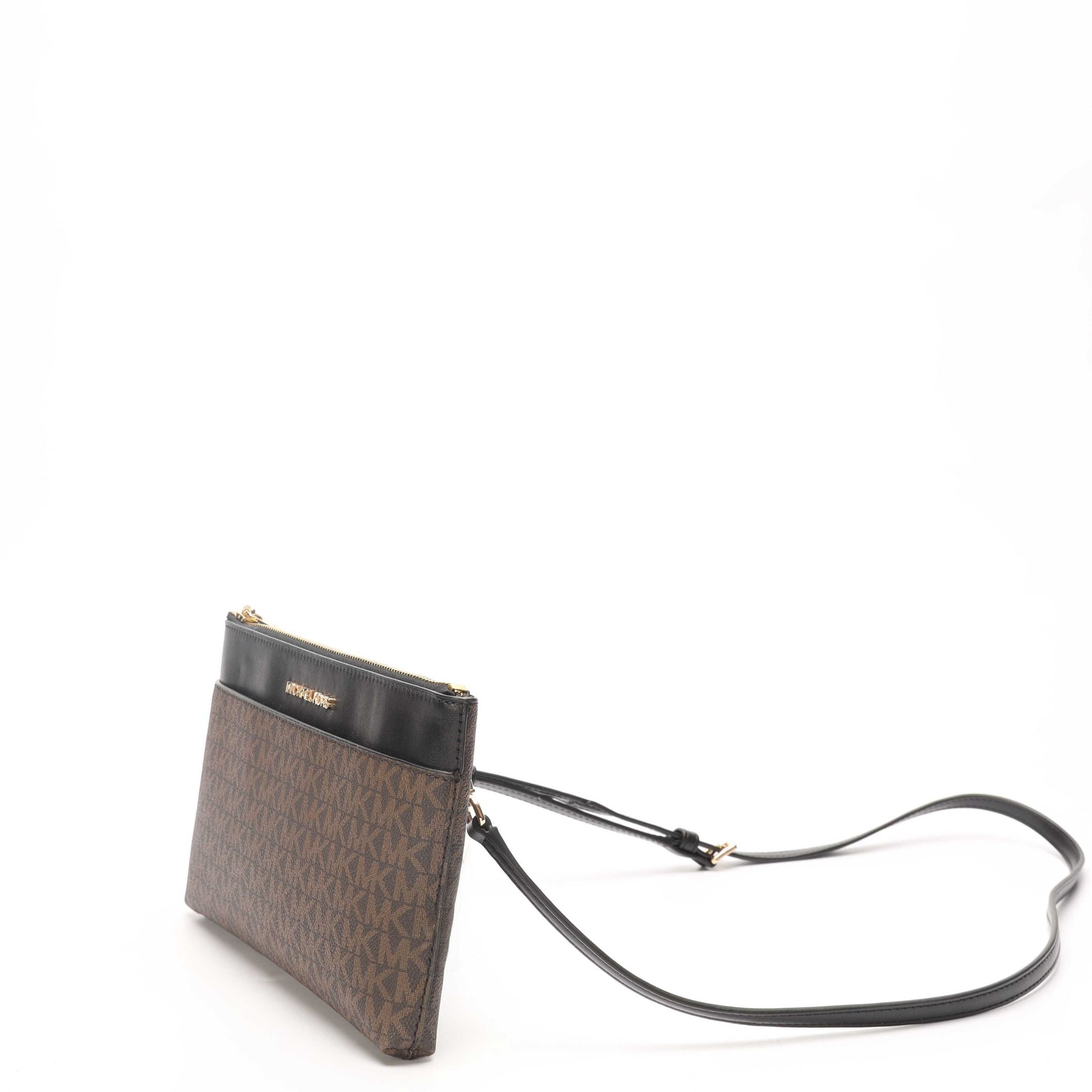 Michael Kors Brown Logo Crossbody Bag
