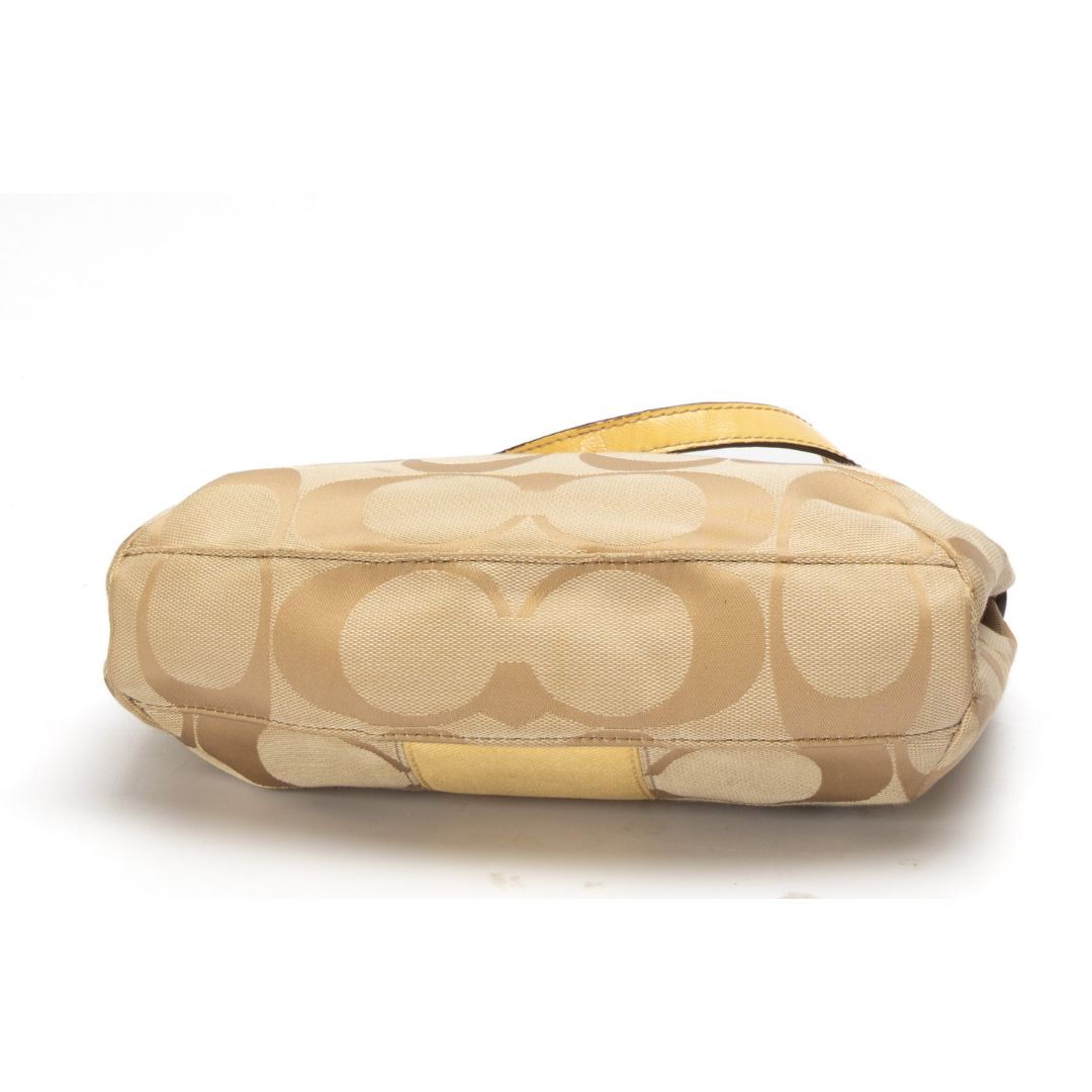 Coach Vintage Stripe Tan Convertible Bag